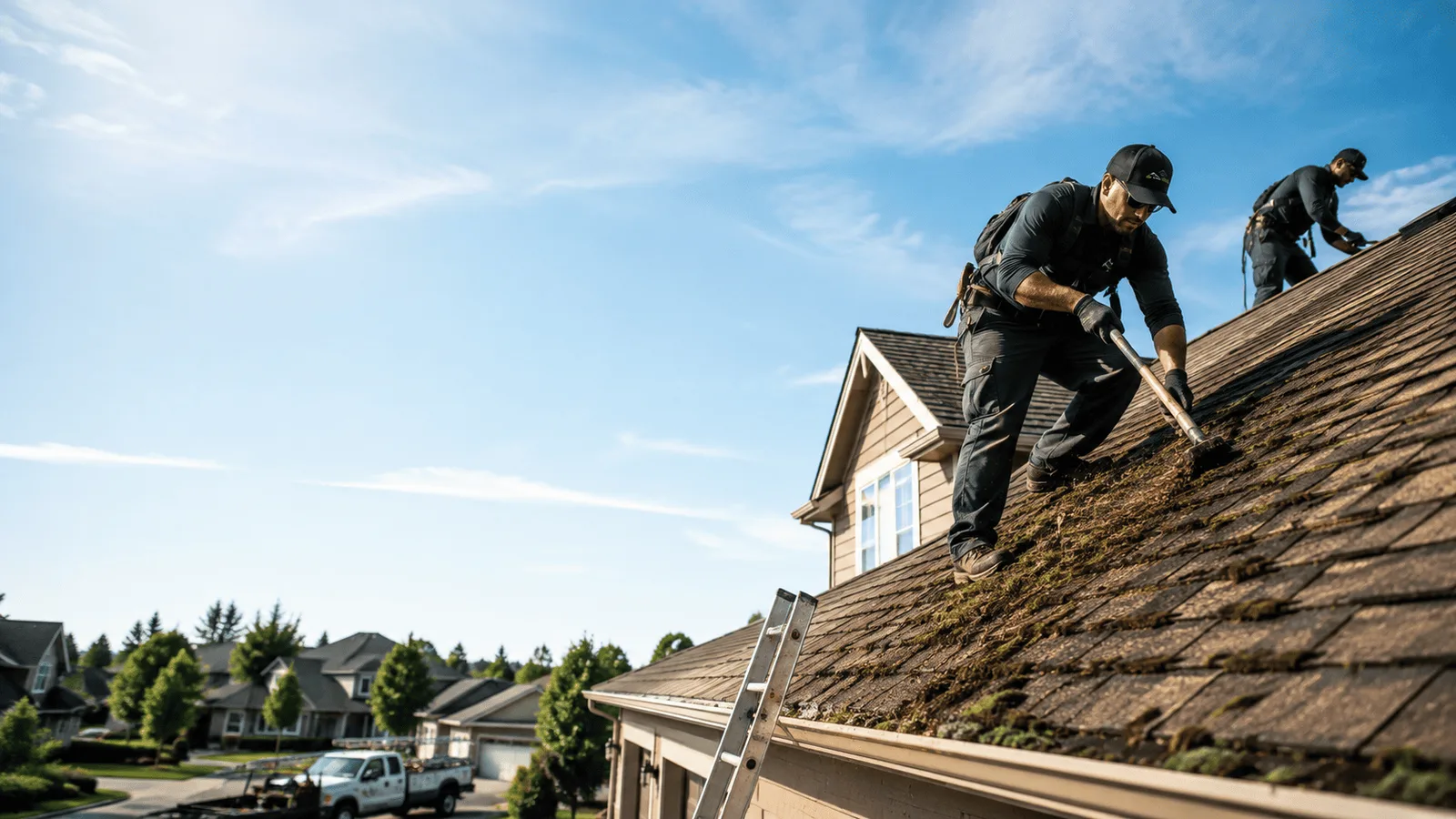 Roof Moss Removal in Van Dyne, WI near me